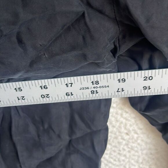 Madewell Brushed Front Ruched Top Womens Size 12 Black - Picture 9 of 12